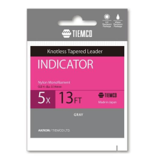  Tiemco Indicator Tapered Leader 13ft 3X vékonyodó legyező előkezsinór horgászzsinór