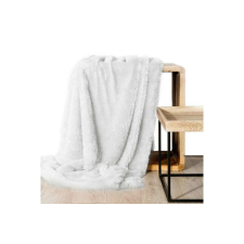  Tiffany szőrme hatású takaró fehér 170x210 cm lakástextília