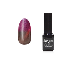 Tiger eye géllakk 5ml #873 Piros - barna lakk zselé