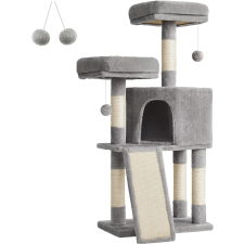  TIGER macska kaparófa, világosszürke macskabútor