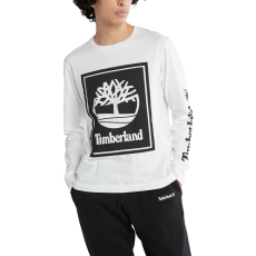 TIMBERLAND Ls Front Stack Logo Tee  D