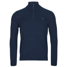 TIMBERLAND Pulóverek Cotton YD 1/4 Zip Sweater Tengerész EU M férfi pulóver, kardigán