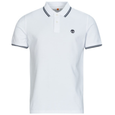TIMBERLAND Rövid ujjú galléros pólók SHORT SLEEVE POLO Fehér EU M férfi póló