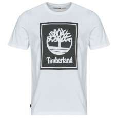 TIMBERLAND Rövid ujjú pólók STACK LOGO SHORT SLEEVE TEE Fehér EU L