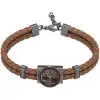 TIMBERLAND TDAGB0001902 karkötő, férfi, bőr, dupla - barna