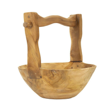 Timbo teak tálca 32x25x27cm papírárú, csomagoló és tárolóeszköz