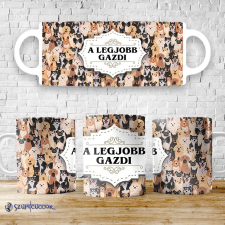 Time4Gift A legjobb Gazdi - kutyás bögre bögrék, csészék