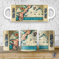 Time4Gift One Piece Grand Line map bögre bögrék, csészék
