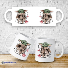 Time4Gift The Mandalorian Baby Yoda (Grogu) painting bögre bögrék, csészék