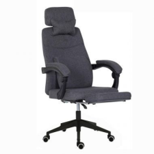 Timeless Office Fejtámlás, lábtartós irodai forgószék, sötét szürke forgószék