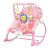 TIMELESS Rezgő zenélő pihenőszék 18kg-ig rózsaszín HOP1001853