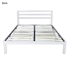 Timeless Tools Fém ágykeret ajándék ágyráccsal - fehér - 160x200cm