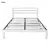 Timeless Tools Fém ágykeret ajándék ágyráccsal - fehér - 160x200cm