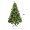  Timeless Tools LED-es műfenyő több típusban, melegfehér-180 LED-es, 150 cm