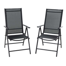 Timeless Tools Összecsukható alumínium kerti szék, 2db kerti bútor
