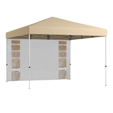 Timelesstools Pavilon hátfallal, zsebekkel 3x3x2,8 m, bézs kerti bútor