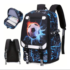  Tinédzser Anime Foci Mintás Iskolatáska – Laptop Rekeszes, Többzsebes QR3505370 iskolatáska