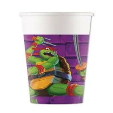 Tini Nindzsa Teknőcök Purple papír pohár 8 db-os 200 ml FSC babaétkészlet