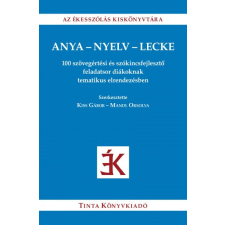 Tinta Könyvkiadó Anya-nyelv-lecke társadalom- és humántudomány