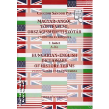 Tinta Magyar-Angol történelmi, országismereti szótár 1-2. kötet - Czuczor Sándor Pál egyéb könyv