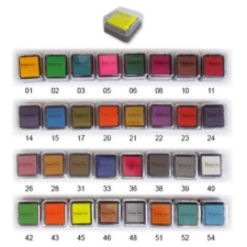 Tintapárna / bélyegzőpárna 33x33x20 mm színkód "17" UTOLSÓ DARABOK bélyegző