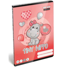 Tiny Hippo vízilovas füzet - 3. osztályos vonalas - 12-32 füzet