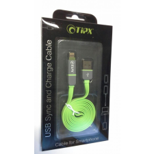 TipX 2in1 iPhone 8pin Micro usb zöld adatkábel kábel és adapter