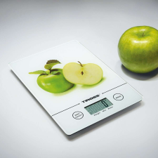 Tiross Digitális Konyhai Mérleg - Edzett 4 mm üveg konyhai mérleg