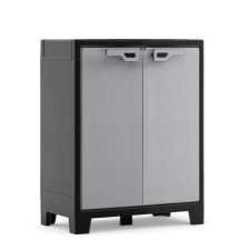 Titan KETER TITAN LOW műanyag szekrény - szürke - 100 cm (Méret: 80) kerti tárolás
