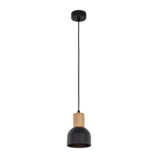 TK Lighting Cairo fekete-barna függesztett lámpa (TK-4894) E27 1 izzós IP20 világítás