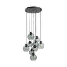 TK Lighting Cubus füstszínű függesztett lámpa (TK-10208) E27 9 izzós IP20 világítás