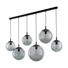 TK Lighting Esme grafit-fekete függesztett lámpa (TK-5383) E27 6 izzós IP20 világítás