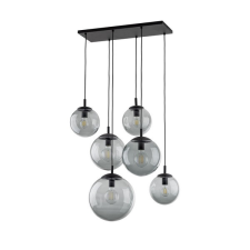 TK Lighting Esme grafit-fekete függesztett lámpa (TK-5384) E27 6 izzós IP20 világítás