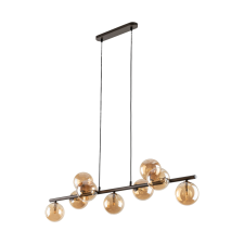TK Lighting Estera barna függesztett lámpa (TK-4340) G9 9 izzós IP20 világítás
