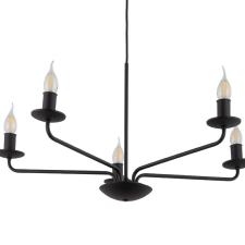 TK Lighting Limal fekete függesztett lámpa (TK-4612) E14 4 izzós IP20 világítás