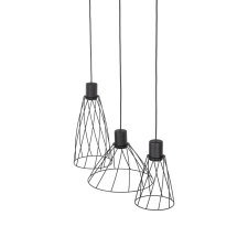 TK Lighting Modesto fekete függesztett lámpa (TK-10149) GU10 3 izzós IP20 világítás