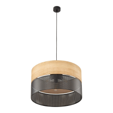TK Lighting Nicol fekete-barna függesztett lámpa (TK-4798) E27 3 izzós IP20 világítás