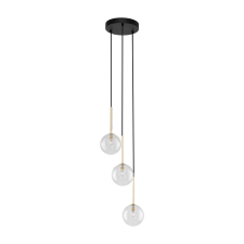 TK Lighting Nilos átlátszó-arany függesztett lámpa (TK-5942) G9 3 izzós IP20 világítás