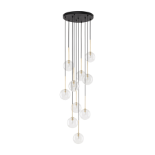TK Lighting Nilos átlátszó-arany függesztett lámpa (TK-5944) G9 10 izzós IP20 világítás