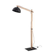 TK Lighting Oslo fekete-barna állólámpa (TK-5582) E27 1 izzós IP20 világítás