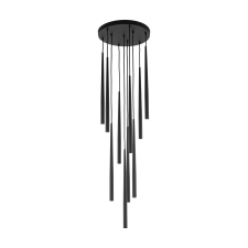 TK Lighting Piano fekete függesztett lámpa (TK-10114) G9 9 izzós IP20 világítás
