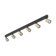 TK Lighting Top arany-fekete mennyezeti spotlámpa (TK-5970) GU10 6 izzós IP20 világítás