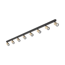 TK Lighting Top arany-fekete mennyezeti spotlámpa (TK-5997) GU10 8 izzós IP20 világítás