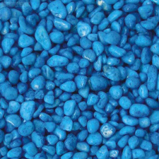  TK OM-1077D szines kavics 1 kg világoskék 5-8 mm akvárium dekoráció