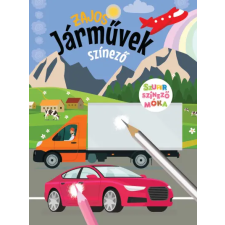 TKK Kereskedelmi Kft. Zajos járművek színező - Szuper színező móka gyermek- és ifjúsági könyv