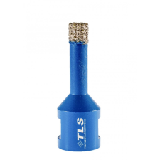 TLS COBRA-PRO Gyémánt lyukfúró 10 mm sarokcsiszolóra száraz / vizes kék fúrószár
