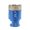  TLS COBRA-PRO Gyémánt lyukfúró 35 mm sarokcsiszolóra száraz / vizes kék