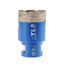  TLS COBRA-PRO Gyémánt lyukfúró 35 mm sarokcsiszolóra száraz / vizes kék