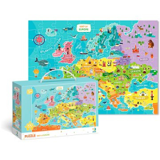 TM Toys Puzzle Európa térkép -100 darab puzzle, kirakós