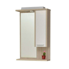 TMP cabinets ZX sonoma 75 cm tükrös szekrény LED világítással fürdőszoba bútor